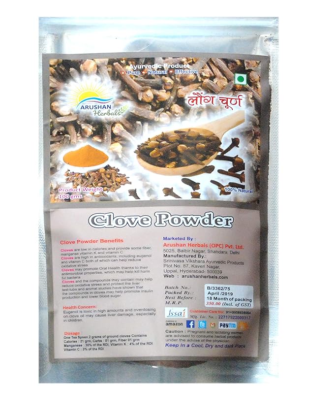 Buy Clove Powder 100 gm Online at Low Prices in India Amazon.in