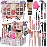 Makeup Kit for Teens Women Full Kit Makeup Sets for Women Foundation Eyeshadow Makeup Gift Set for Teen Girls Christmas Makeup kits for Teenagers 10-12