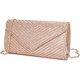 BBTT.ful Women's Evening Handbags Envelope Clutch Purses Ladies Crossbody Bags Rhinestone Wedding Bag Shoulder Bag for Women