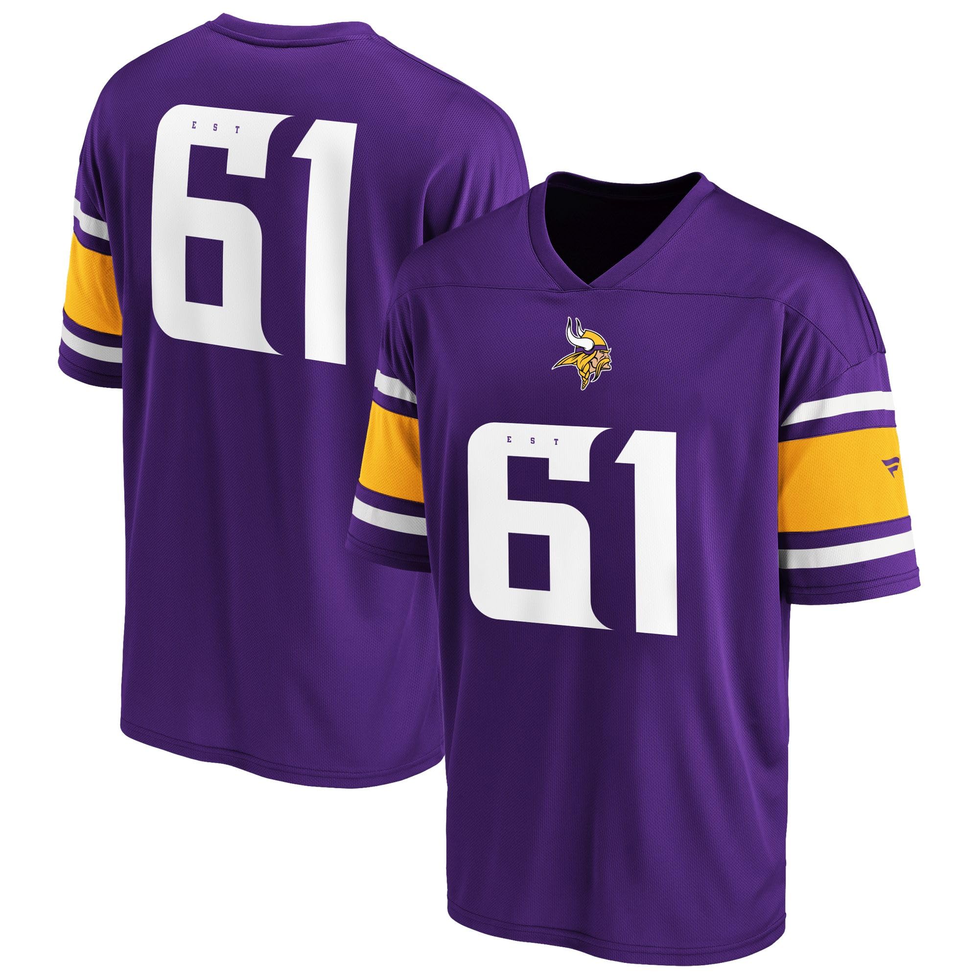 Minnesota Vikings NFL Jersey T-Shirt Fan Shirt Franchise Supporters Jersey, multicoloured, M