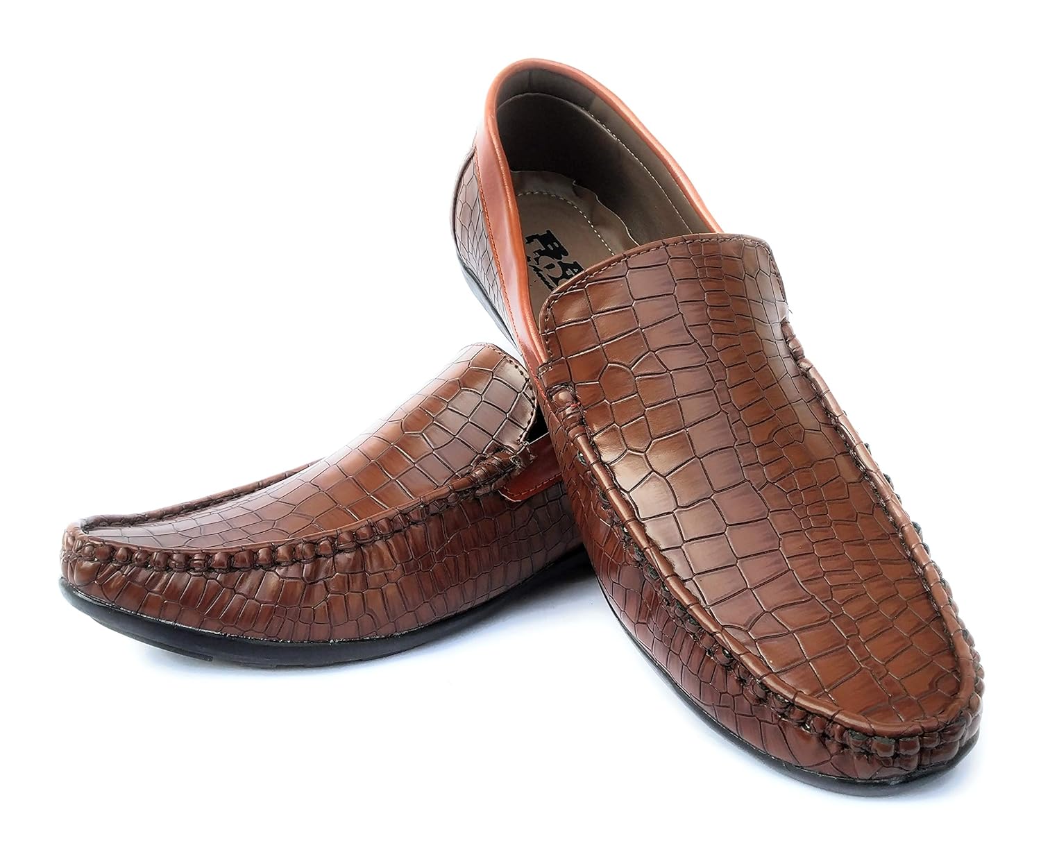 alligator slip on shoes