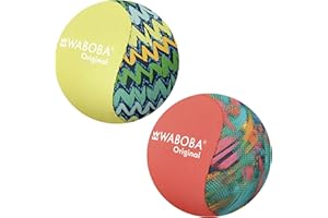 Waboba Original Water Bouncing Ball 2 Pack - Waterproof Games for Pool & Beach - Kids & Teens Outdoor Sports Gift - Abstract 