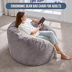 Hobestluk 3ft Bean Bag Chairs for Adults Large