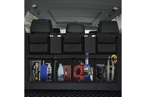 AOPHY Trunk Organizer for Car, Large Capacity Car Organizers and Storage with 9 Pockets, Waterproof Backseat Hanging Organizer for SUV, Truck, MPV, Car Interior Accessories for Men and Women