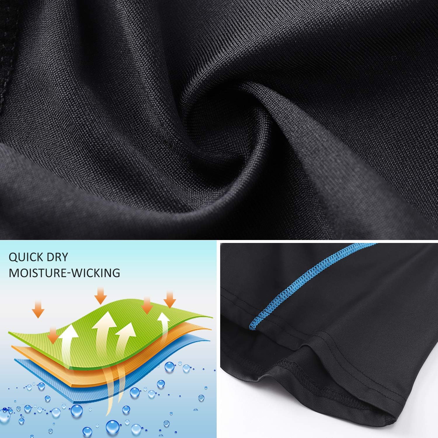 BALEAF Men's 3D Padded Cycling Underwear Shorts - Bike Undershorts Bicycle MTB Underpants: Sports & Outdoors