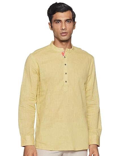 Men's Cotton Achkan Kurta (SS19/NAY-1030 A_Blue_Xx-Large)