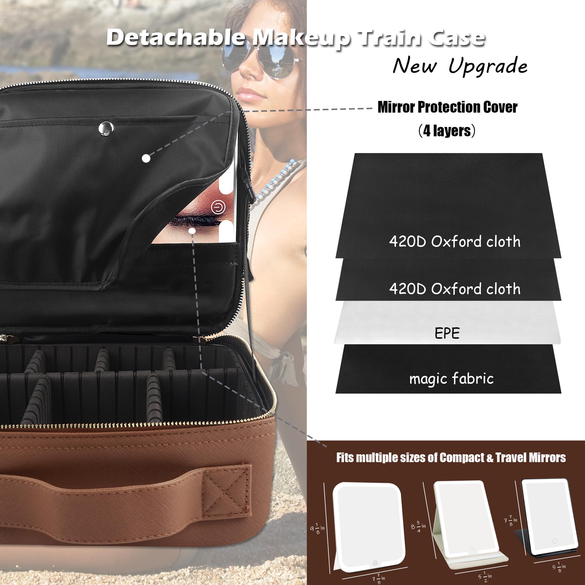 MOMIRA Travel Makeup Bag