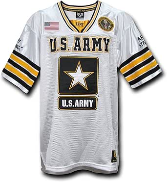 Amazon.com: Rapid Dominance US Army Military Football Jersey (White, XLarge): Clothing