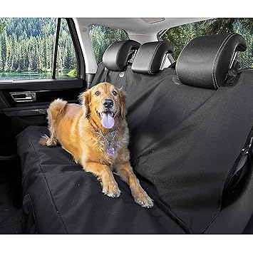 FDSHIP Durable Pet Seat Covers for Cars, Black