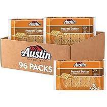 Amazon.com: Austin Sandwich Crackers, Single Serve Snack Crackers ...