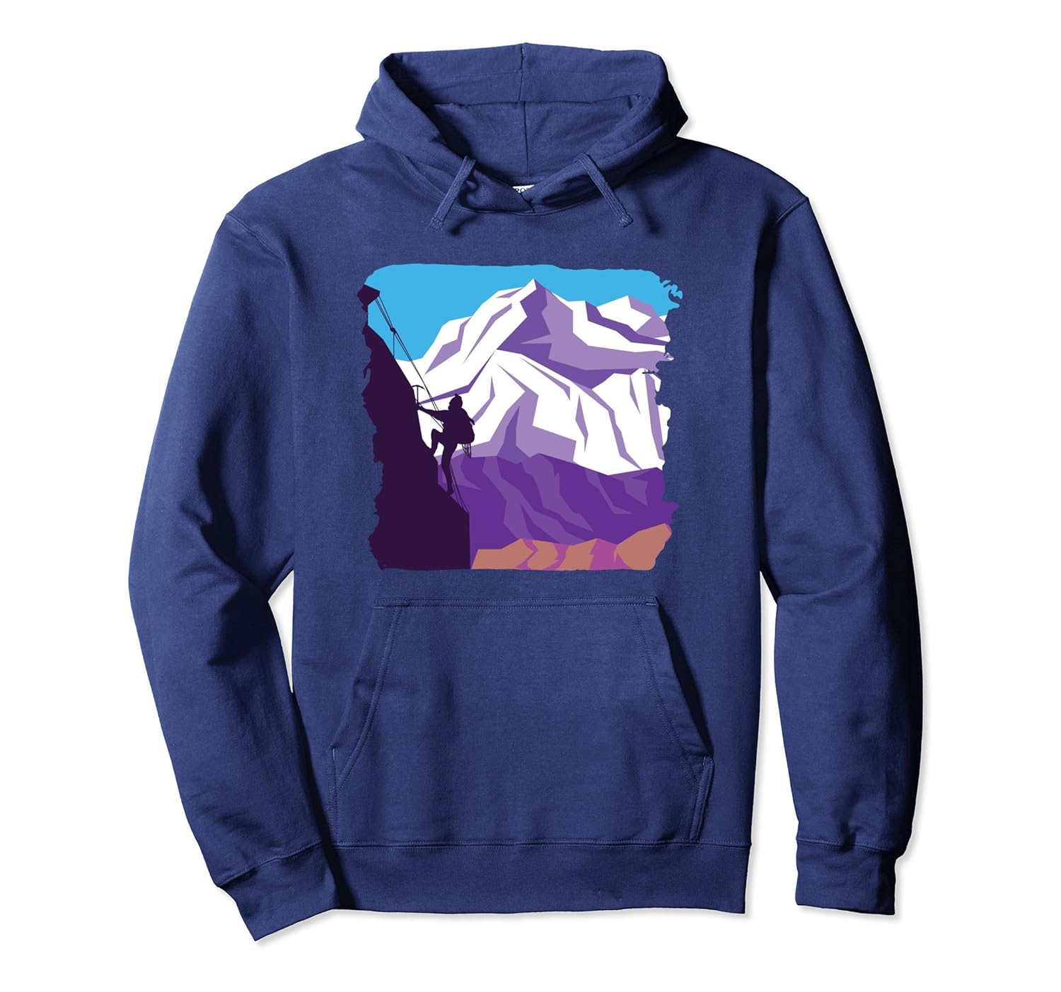 Rock Climbing Hoodie Mountain Climbingln Lntee