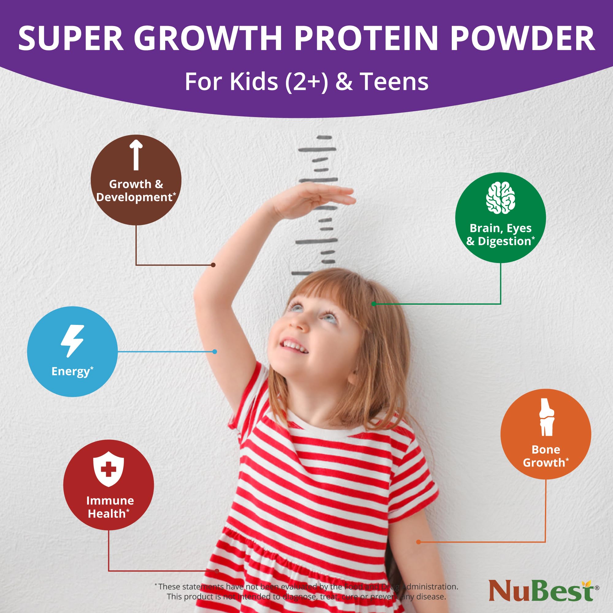 NuBest Bundle Tall Growth Protein with Chocolate Flavor + Doctor Taller 60 Vegan Capsules - Support Height Growth, Bone Strength, Bone Growth and Overall Health