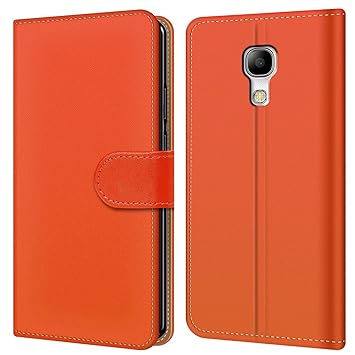 Conie BW33759 Basic Wallet Kompatibel mit Samsung Galaxy S4 Mini, Booklet PU Leder Hülle Tasche mit Kartenfächer und Aufstell