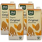 365 by Whole Foods Market, Organic Original Almond Milk, 32 Fl Oz (Pack of 4)