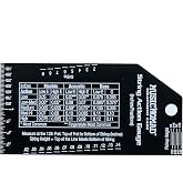 MusicNomad Precision String Action Gauge Ruler for String Height (MN602) | Measures String Height in Metric, Decimal and 64ths for Accurate Guitar and Bass Setup.