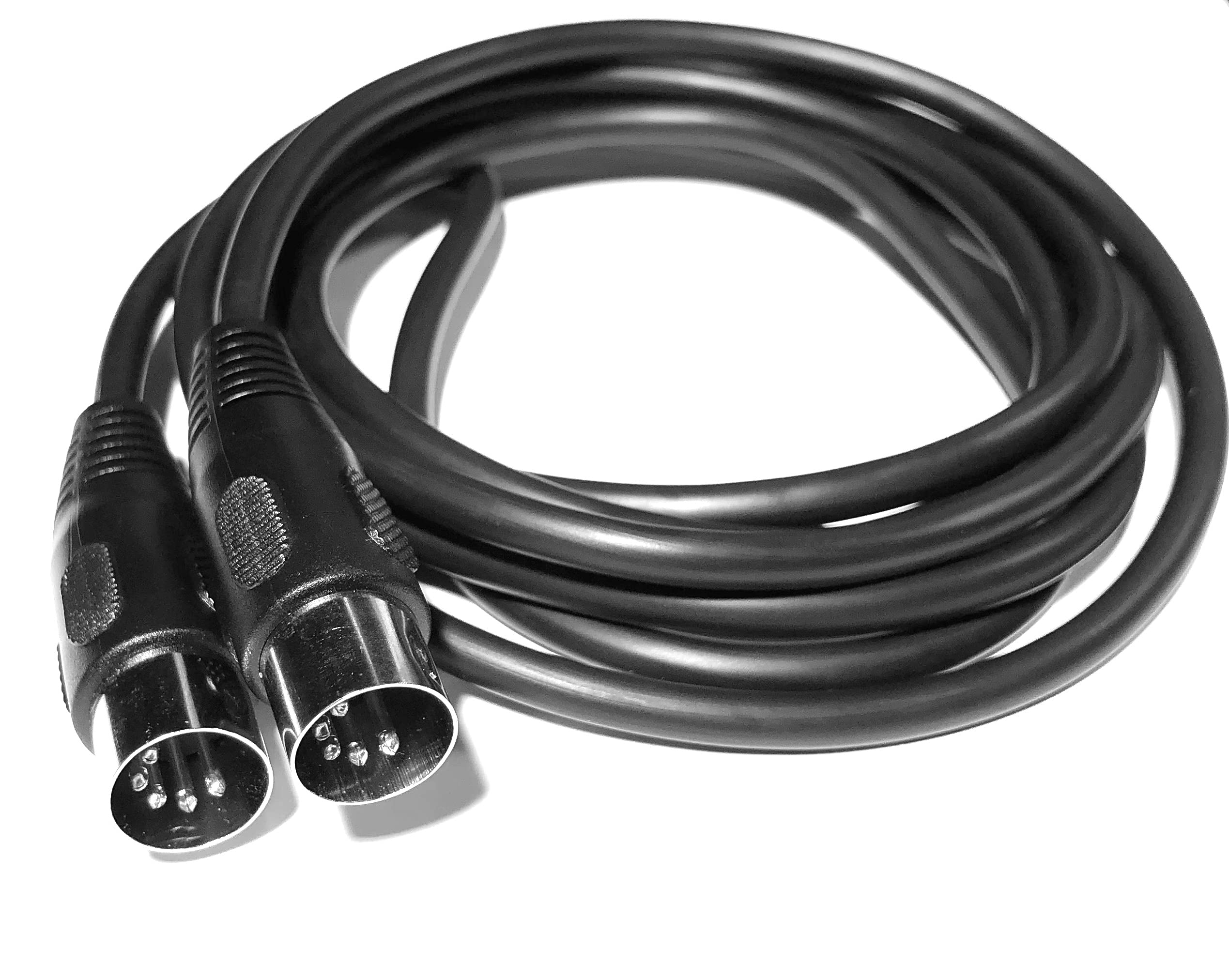 Midi 2m 5-pin Din Audio Cable Lead Cord. 5 Cores. For Electronic Instruments: Keyboards, Synths, Sequencers, Electronic drums, Drum machines, Effect Processors, Samplers, Multi-Effects etc. by OME