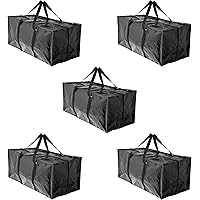 BAG-THAT! 5 Moving Bags, Extra Large Heavy Duty Stronger Handles Wrap Around Bag Storage Bags Moving Totes Storage Totes…