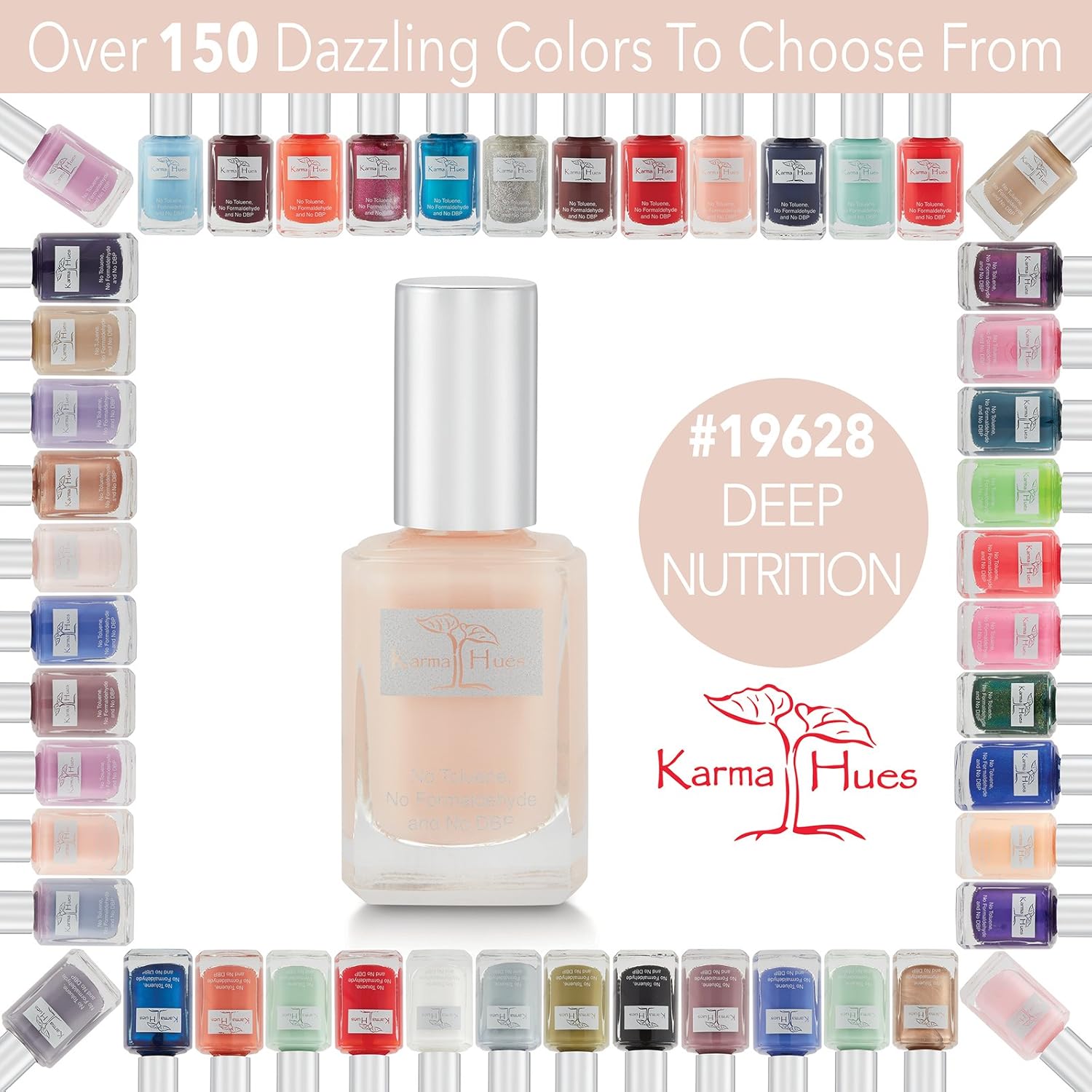 Karma Organic Deep Nutrition Nails Strengthener Non-Toxic Nail Treatment Vegan Cruelty-Free : Beauty