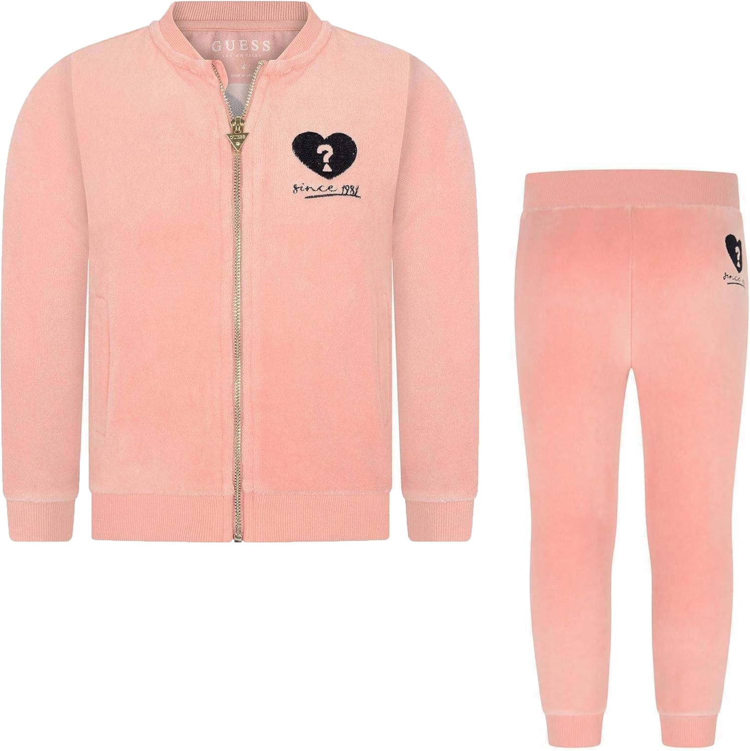 guess velour tracksuit