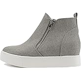 Soda Womens Taylor Nubuck Hight Top Slip On Fashion Sneakers