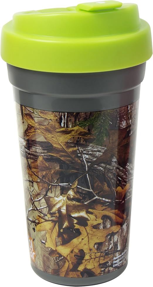 Cool Gear Coffee Realtree Travel Mug 15 Oz Green Camo Amazon Ca Home Kitchen