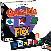 MindWare Qwirkle Flex Edition- Classic Qwirkle with a New Twist Tile Game | A fast, replayable tile game for 2-4 players. Includes 108 Flex tiles (36 white and 36 black. Ages 8+.