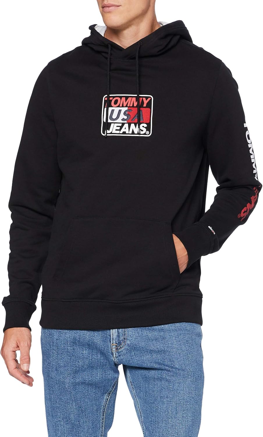 tommy jeans tjm graphic hoodie