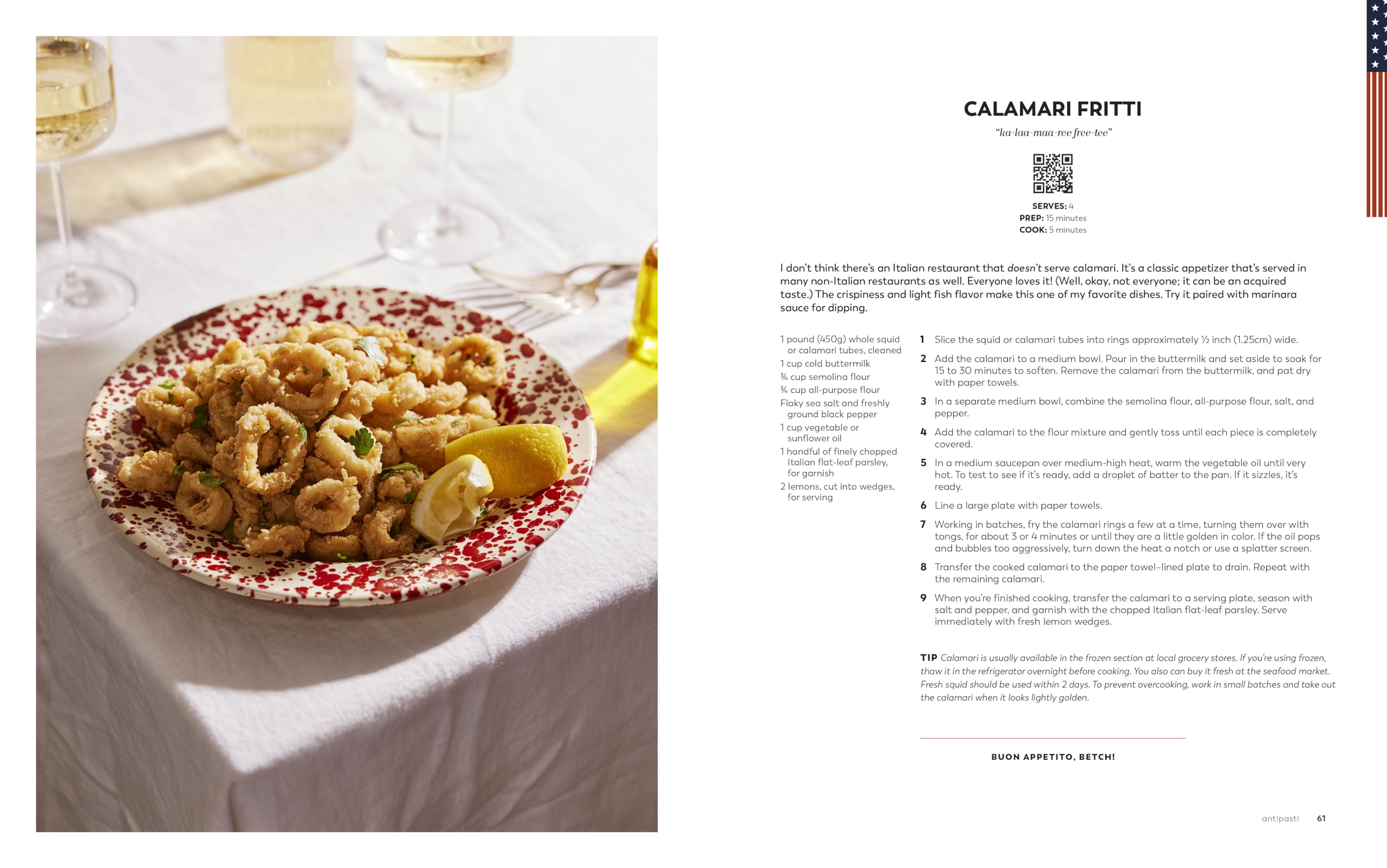 Italian/American: It's a QCP cookbook, betch!