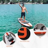 FunWater 11ft Inflatable SUP Paddle Board with Pump Fin Leash Bag view 6