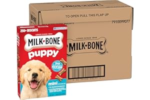 Milk-Bone Original Dog Treats for Puppies, 16 Ounce (Pack of 6), DHA Helps Support Healthy Brain Development
