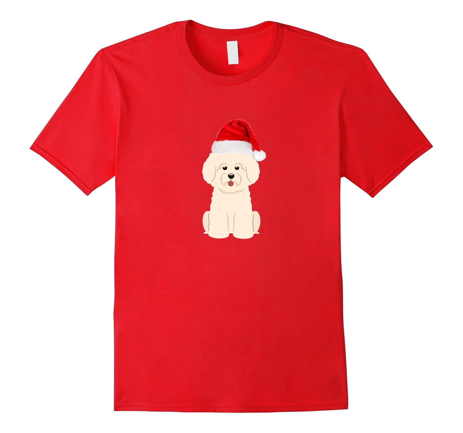 Maltese Poodle MaltiPoo T Shirt Santa Animal Christmas Shirt-ANZ