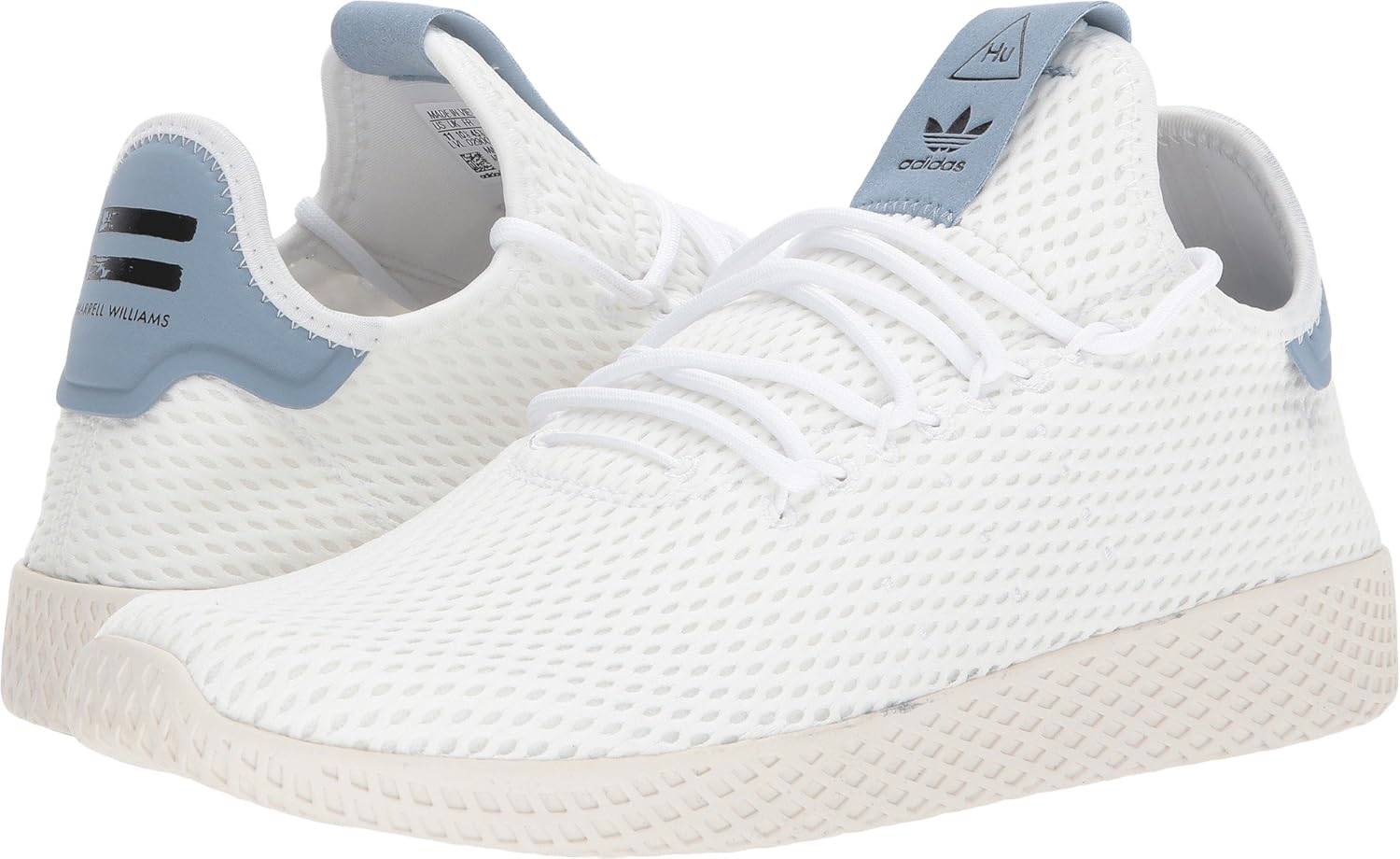 adidas pharrell williams white and blue