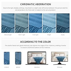 BOURINA Herringbone Two Tone Throw Blanket Faux