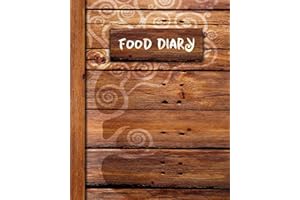 Food Diary: Journal and Planner to log Diet, with a Calorie Counter (A soft covered large notebook with 100 spacious daily re