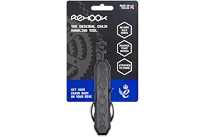 Rehook Original - Black Get Your Chain Back on Your Bike in 3 Seconds. Without The Mess Present for Any Cyclist or Gadget Lover