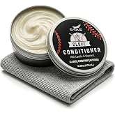Eagle Leather Glove Conditioner Cream 2pc Set with Conditioning Balm &amp; Cloth &ndash; Restore, Soften &amp; Protect Baseball Mitts, Softball Gloves, Football Leather &amp; Sports Gear