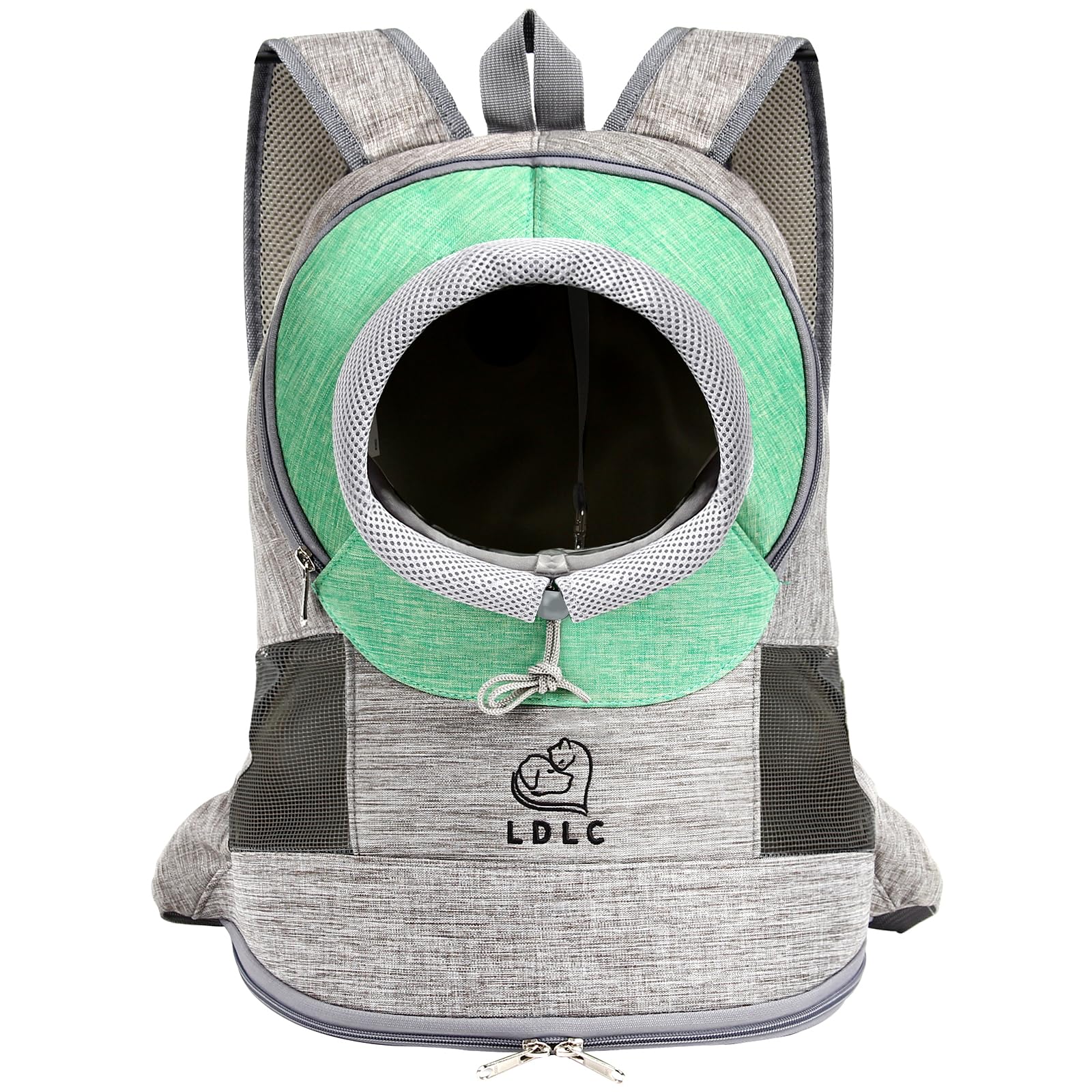 DAWOO Pet Carrier Backpack,Breathable Head-Out Backpack Carrier for Small Medium Dogs Cats Puppies,Ideal for Traveling/Hiking/Camping,Wide Straps Shoulder Pad.