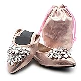 Silky Toes Foldable Flats for Women Dressy Ballet
