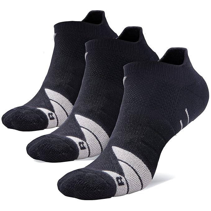 Buy Compression Athletic No Show Running Socks with CoolMax Cushion for