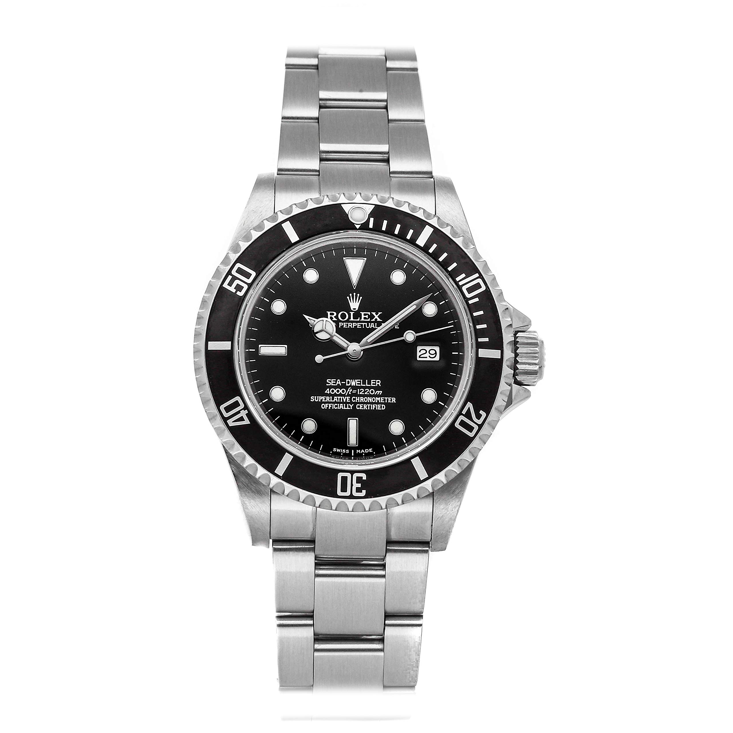 Rolex Sea-Dweller Mechanical (Automatic) Black Dial Mens Watch 16600 (Pre-Owned)