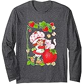 Strawberry Shortcake & Kitty Berry Picking Vintage Long Sleeve T-Shirt