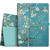 Fintie Folio Case for iPad Pro 12.9 (2nd Gen) 2017 / iPad Pro 12.9 (1st Gen) 2015 - [Corner Protection] Premium PU Leather Smart Stand Protective Cover with Auto Sleep/Wake (Blossom)
