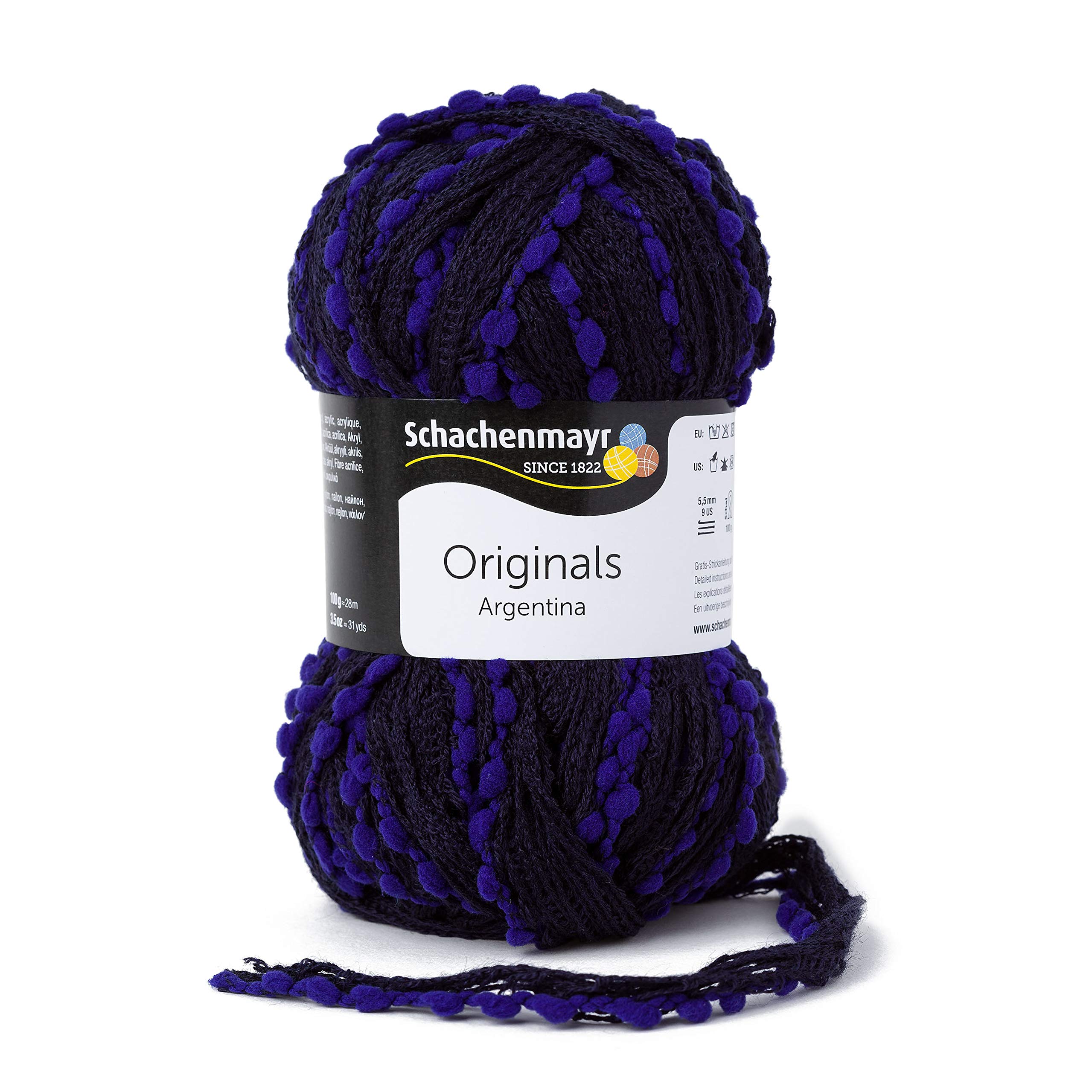 Schachenmayr Argentina 9807714-00085 Navy Purple Hand Knitting Yarn