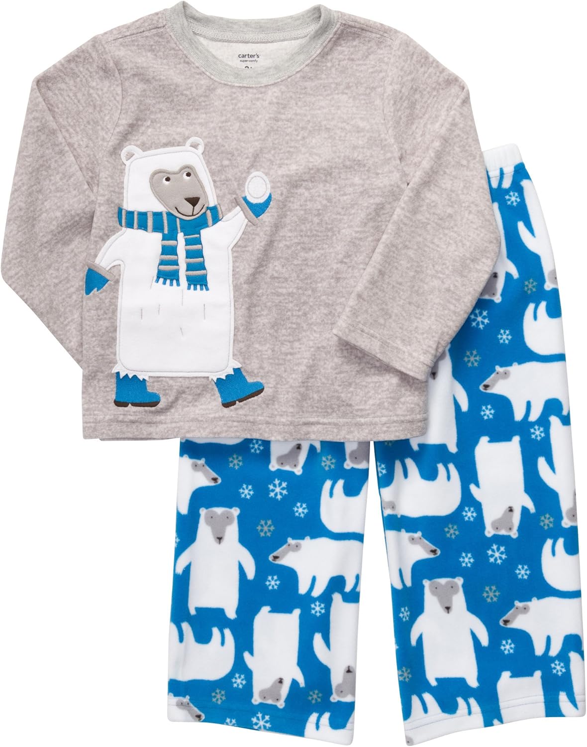 Carter's Little Boys' Toddler 2 Piece Fleece PJ Set