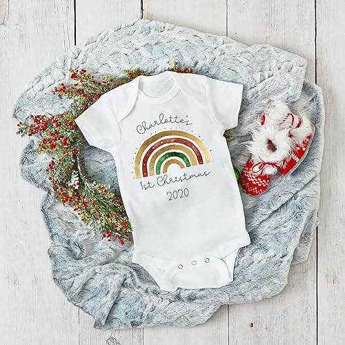 my first christmas baby grow