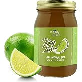 Green Jay Gourmet Key Lime Jam &ndash; Sweet &amp; Smooth All Natural Citrus Fruit Preserve &amp; Spread &ndash; Handcrafted Small Batch Gourmet Jam for Toast, Cheese Boards &amp; Desserts &ndash; 20 Ounces