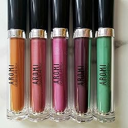 Aromi Berry Fuchsia Metallic Liquid Lipstick