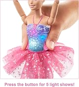 Barbie Dreamtopia Twinkle Lights Ballerina Doll Blonde Hair Light-Up Royal view 4