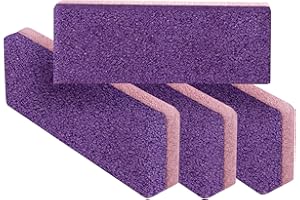 LOVE PUMICE Love Natural Pumice Stone for Feet - Ultimate 2-in-1 Scrubber and Professional Exfoliating Rock for Feet Hands Body Care - Pumice Stone for Dead Skin & Callus Removal (Purple)