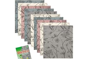 Wettex The Original Swedish Dishcloths for Kitchen 10 Pack Super Absorbent Sponges Kitchen Dishcloth - Replace Paper Towels - Modern Limited Edition